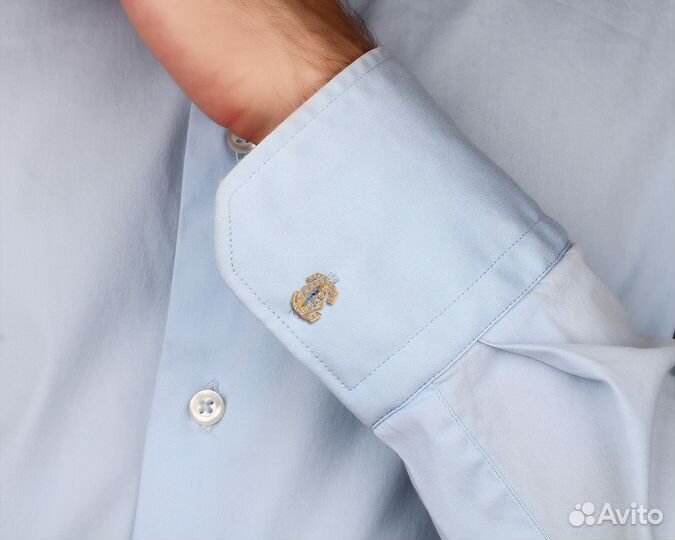 Золотые запонки с бриллиантами 2.25ct Cartier