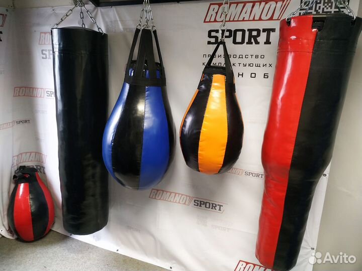 Боксерские мешки с производства
