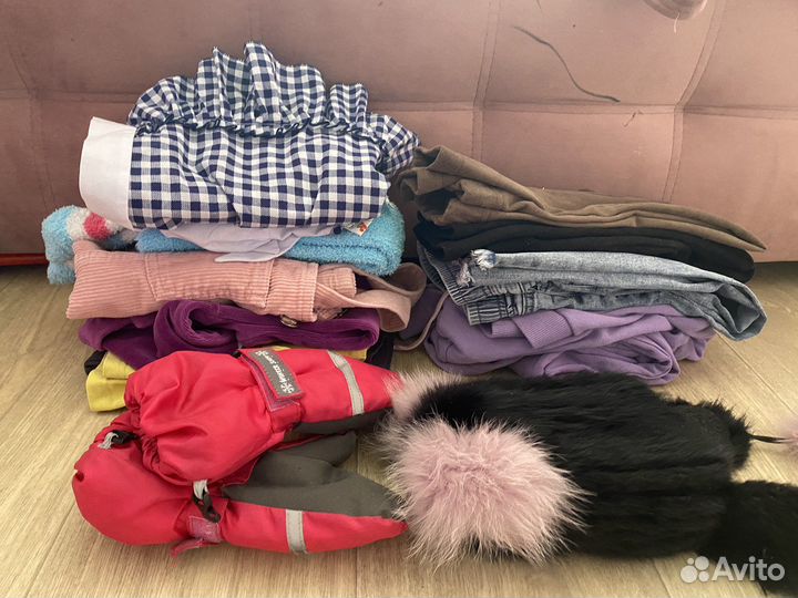 Вещи на девочку пакетом 110-116
