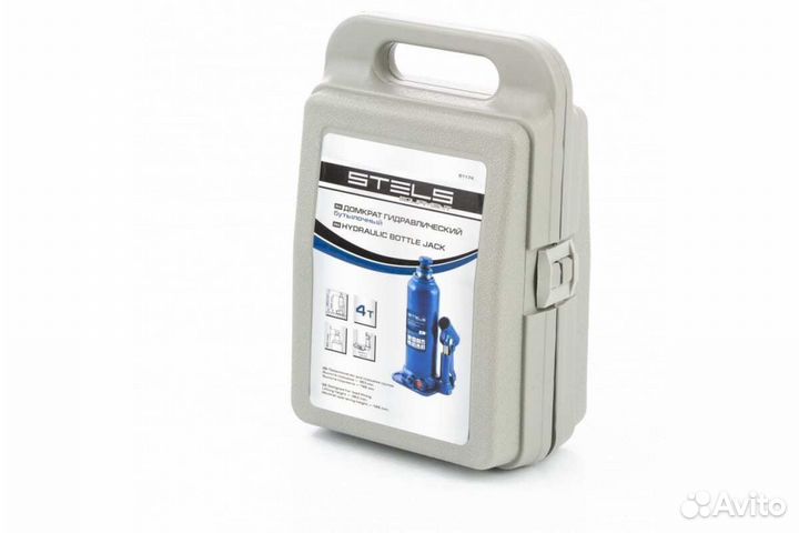 Домкрат Stels бутылочный, 4 т, 188-363 мм, в кейсе