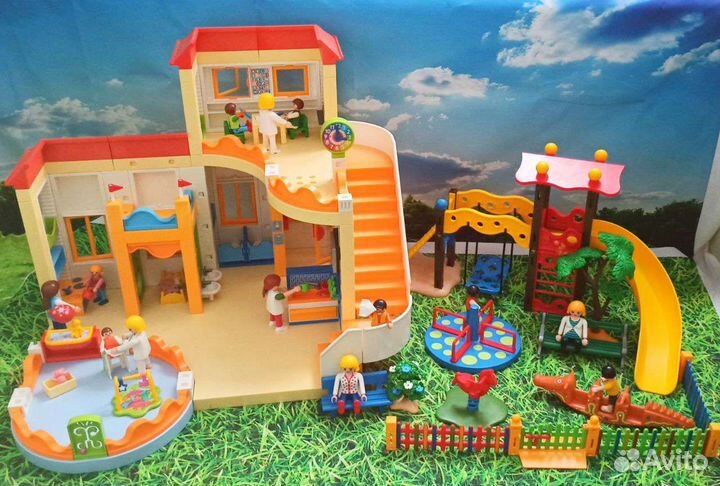 Plamobil детский сад, школа