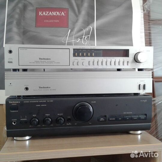 Усилитель Technics ST 808, SE-A 806 и V300