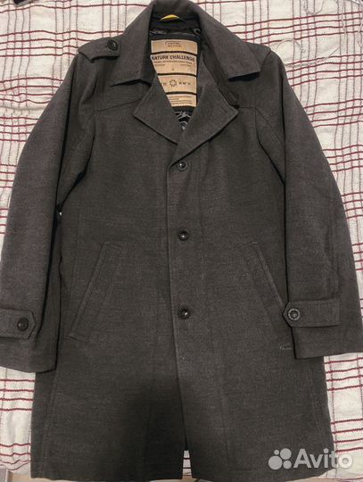 Пальто мужское длинное винтаж camel active