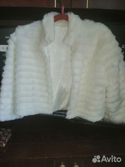 Шубка накидка на платье