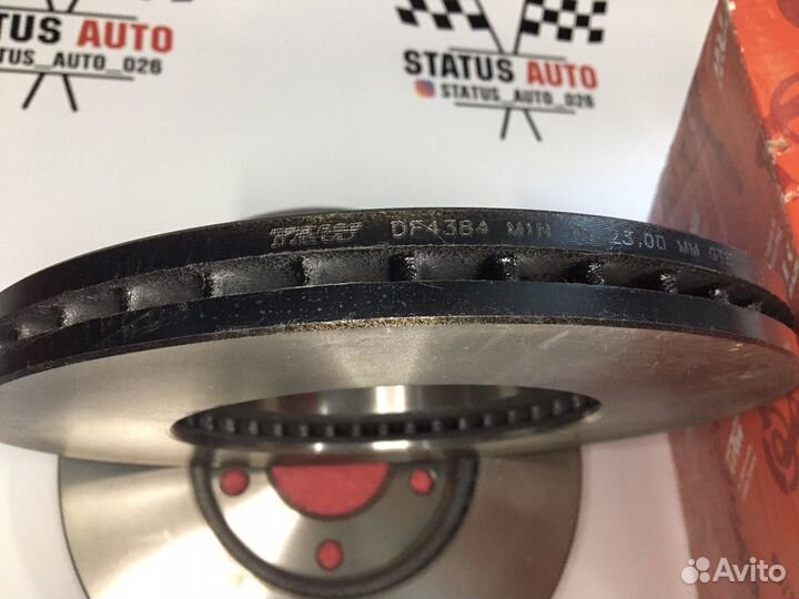 Торм. Диск перед. TRW Mazda 3/5