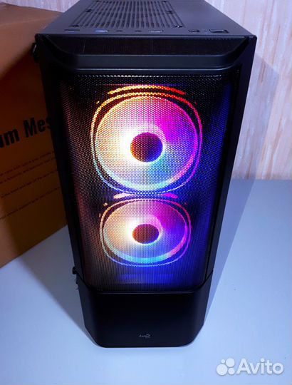 Новый Корпус PC 1St-Gaming Саsе 4xFAN F-RGB mATX