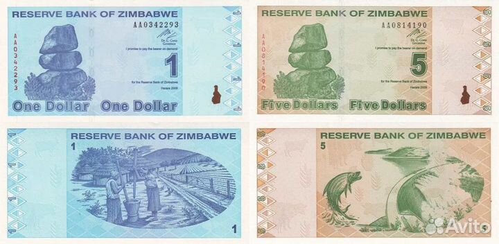 Банкноты Зимбабве 2009-2020 годов