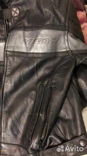Мотокуртка кожаная мужская xl м109r
