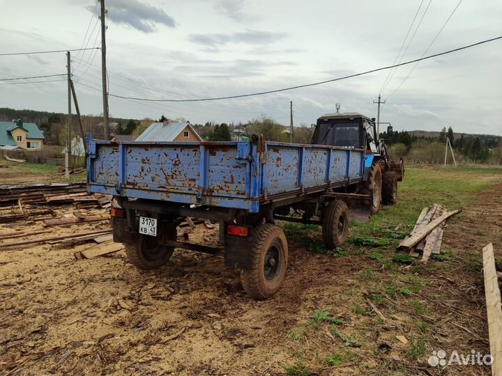 Услуги трактора с погрузчиком и прицепом