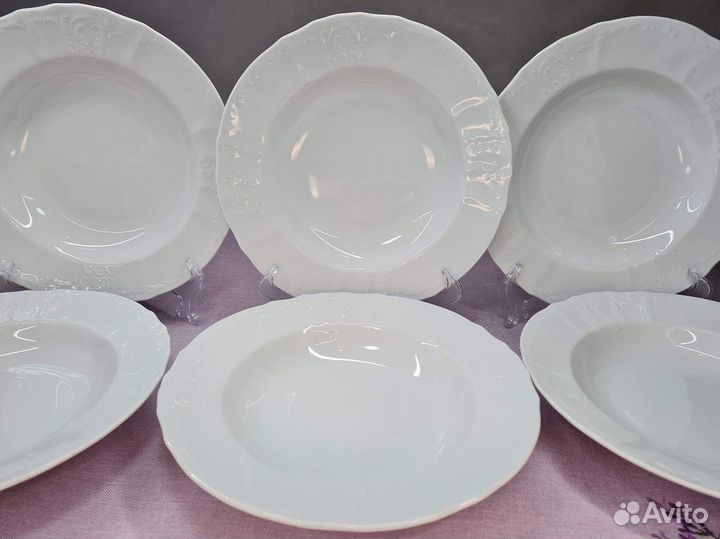 Тарелки суповые Bernadotte Чехия оригинал