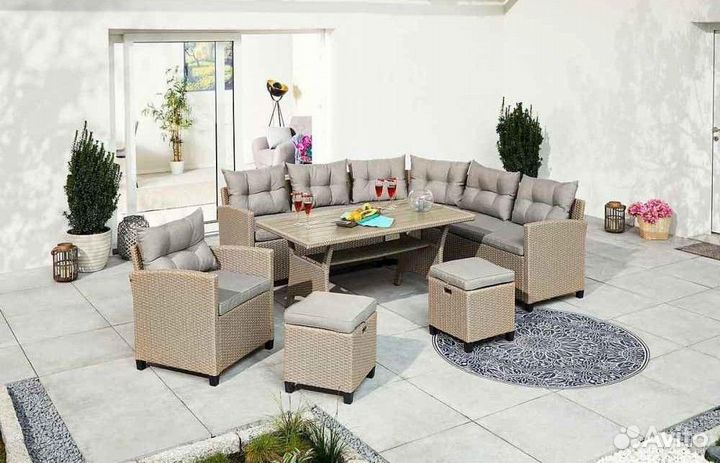 Комплект плетеной мебели AFM-373B