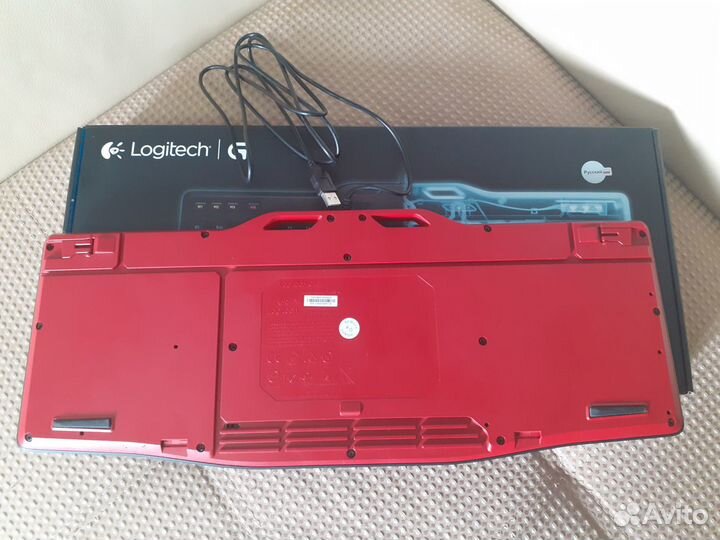 Игровая клавиатура Logitech G105 USB с подсветкой