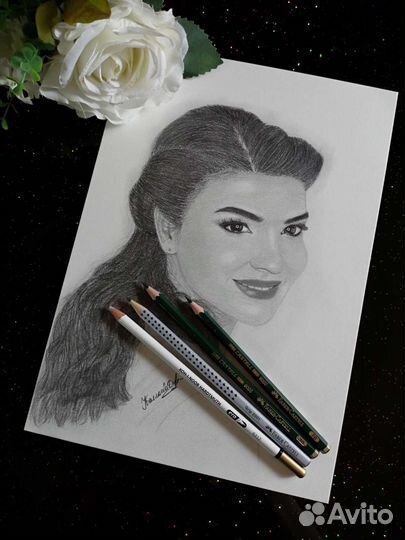 Рисую портреты карандашом