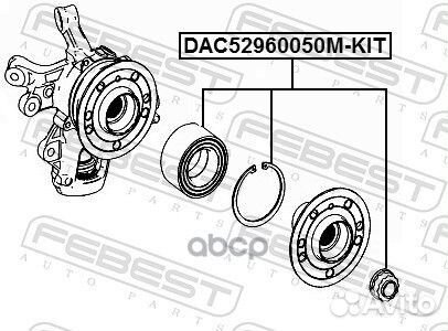 Подшипник ступ. jeep grand cherokee 10- зад