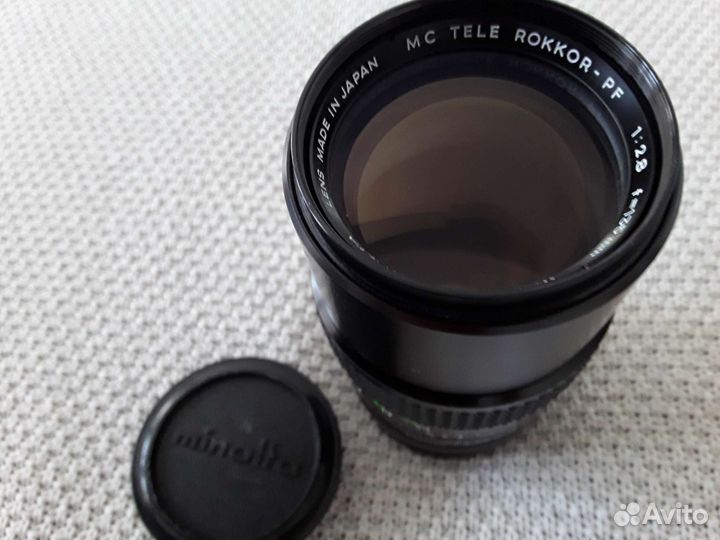 Объектив MC tele minolta rokkor - PF 135/2,8