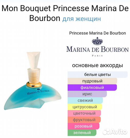 Духи женские Marina de Bourbon mon bouquet