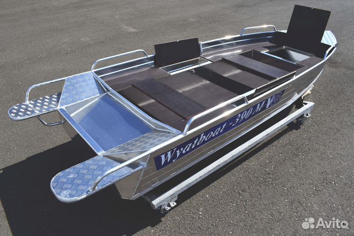 Новая алюминиевая моторная лодка Wyatboat 390M