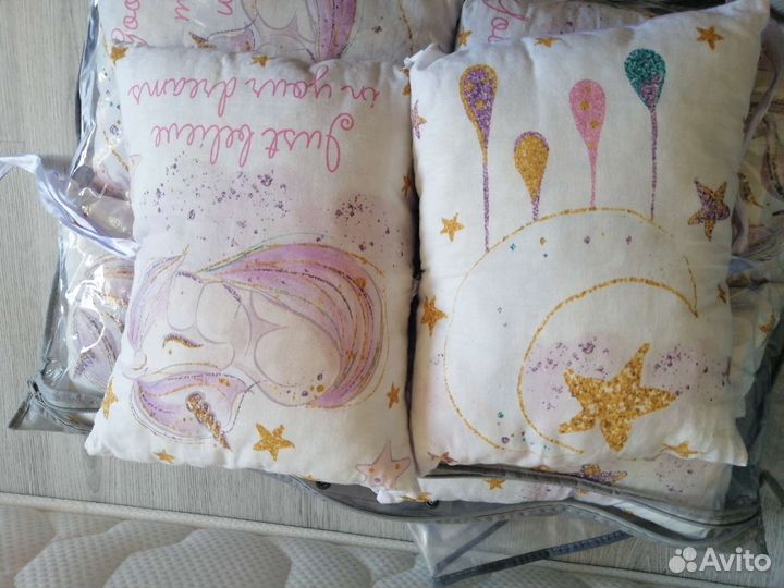 Бортики в детскую кроватку