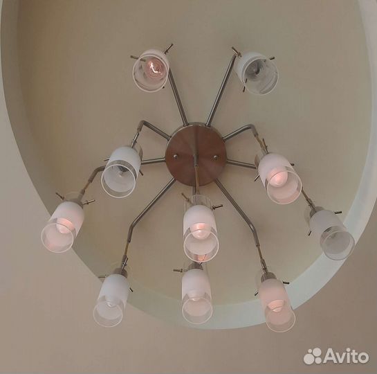 Люстра потолочная бу