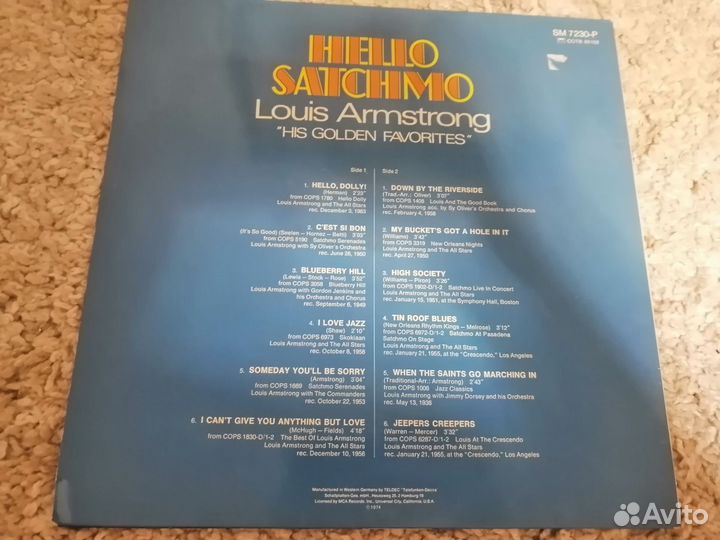 Louis Armstrong, LP