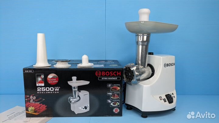 Мясорубка Bosch 2500вт Электрическая