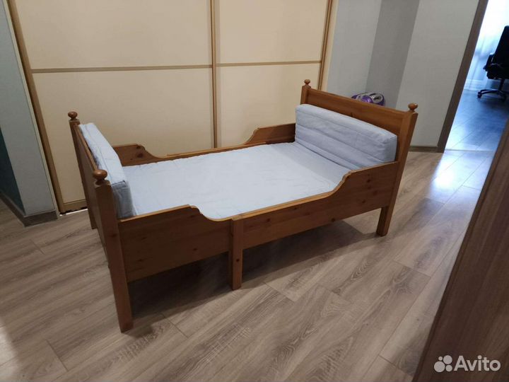 Детская кровать-вырастайка. IKEA leksvik. б/у