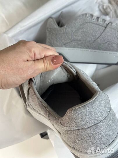 Кеды Chanel серые