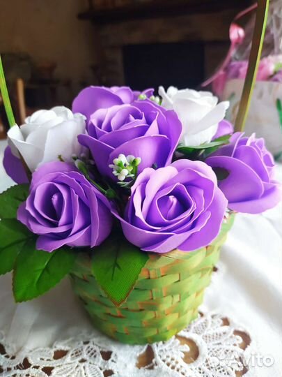 Букет цветов из мыла