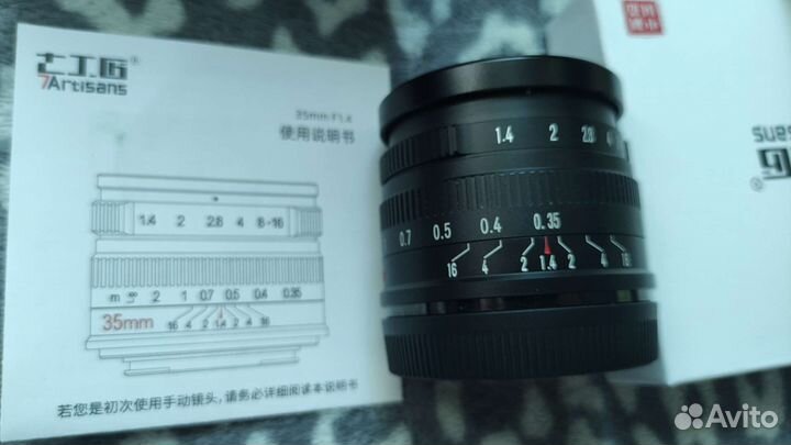 Объектив 7Artisans 35mm 1.4 на Sony E