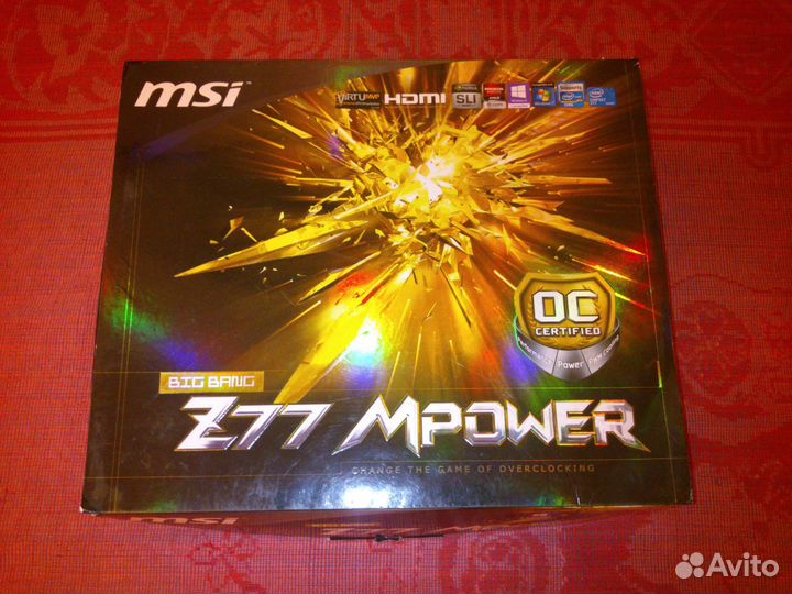 Msi Z77 mpower & I7-3770K