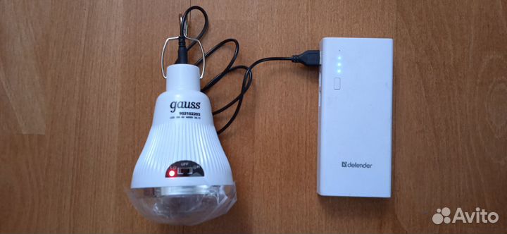 Лампа 5 вт аккумуляторная кемпинговая