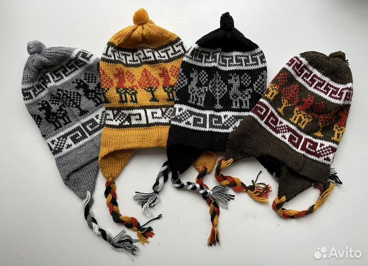 Новая шапка из натуральной шерсти Альпака