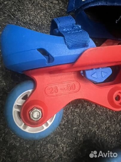 Роликовые коньки детские изменяемый размер 28-30