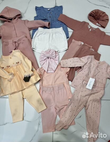 Пакет вещей на девочку 74-80