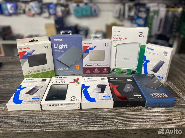 Внешний жесткий диск HDD / SSD