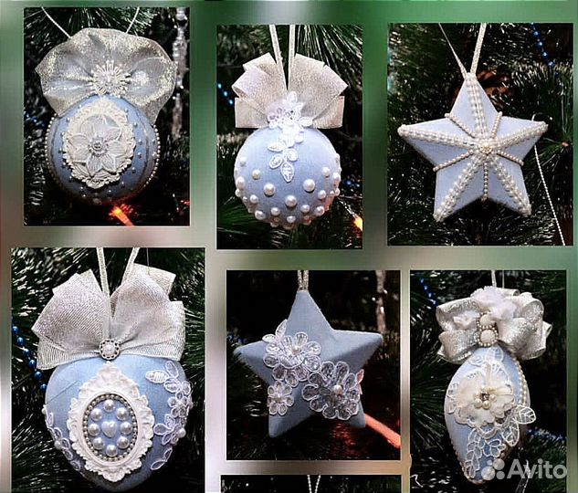 Новогодние шары ручной работы