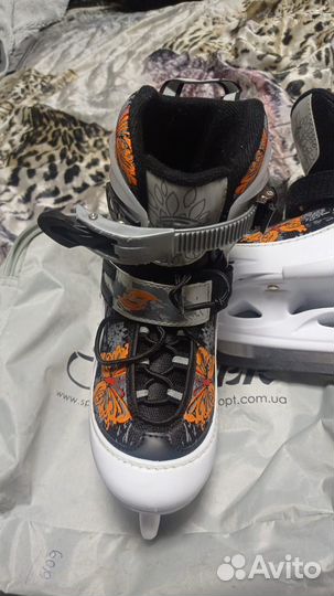 Коньки раздвижные 30 33