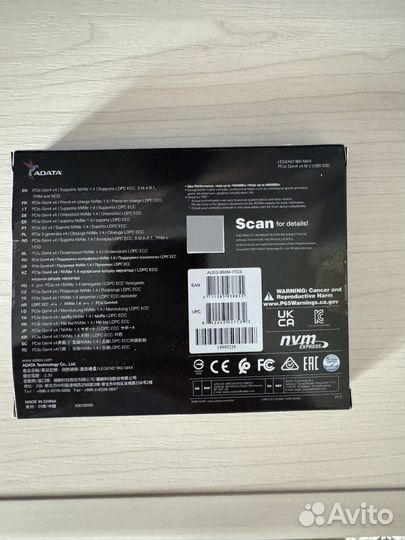 Ps5 SSD M.2 Накопитель Adata Legend 960 Max 1 tb