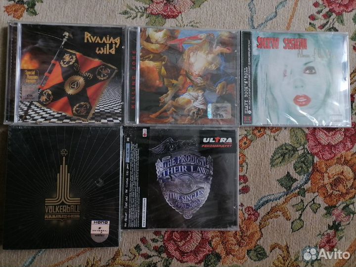 Новые CD диски лицензия / рок музыка