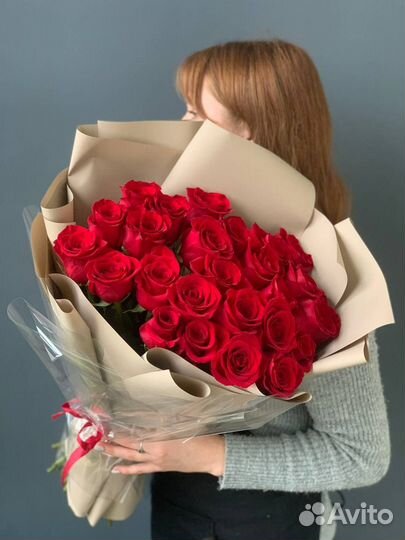 Цветы, букет из Эквадорских роз, с доставкой