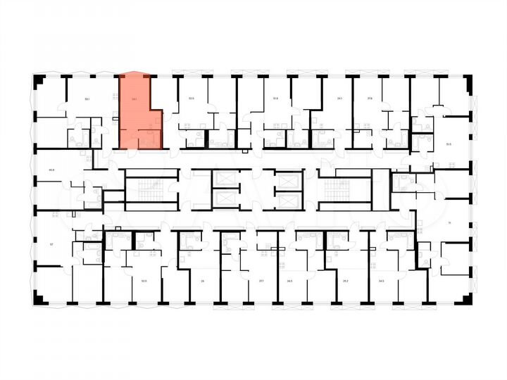 Квартира-студия, 24 м², 25/31 эт.