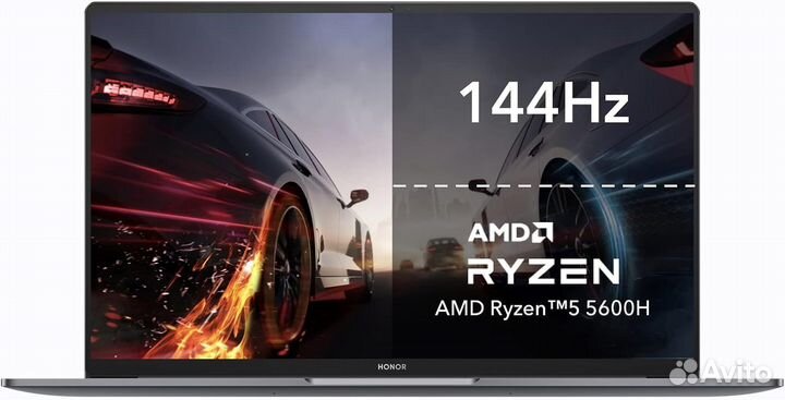 Ноутбук honor MagicBook 16 144Гц R5 5600H 16гб