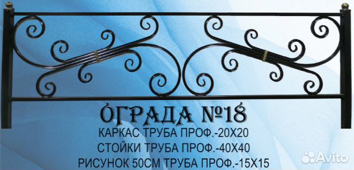 Ограды на кладбище