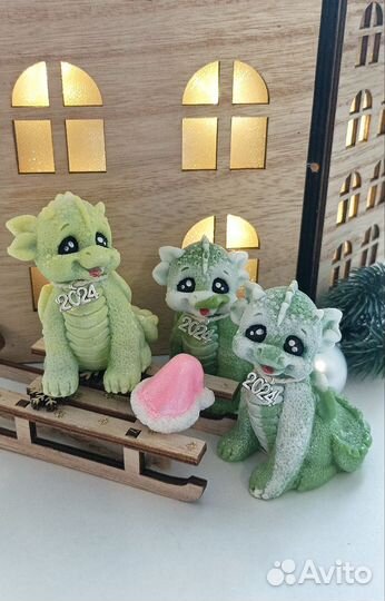 Мыло ручной работы дракон