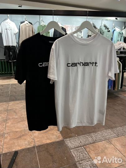 Футболка Carhartt (Белая и черная)