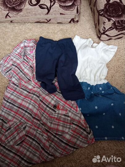 Детская одежда для девочек пакетом