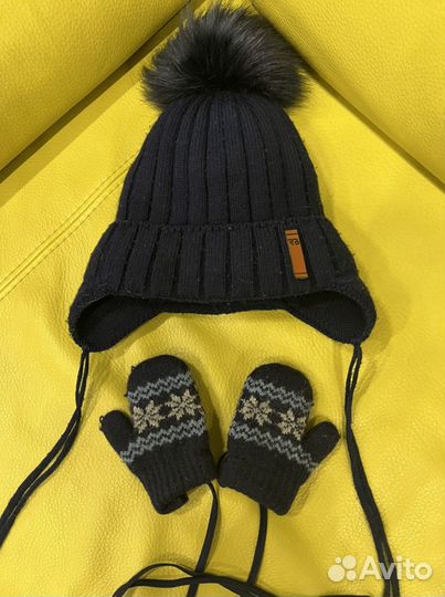 Шапка, варежки