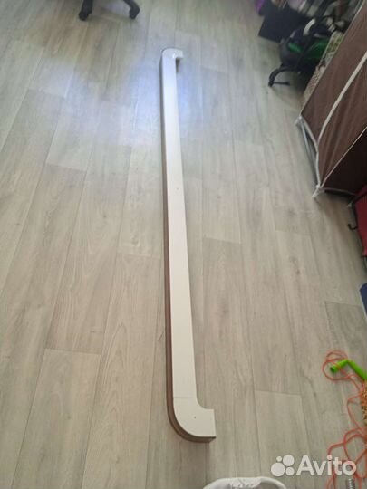 Гардина потолочная для штор с лентой декора