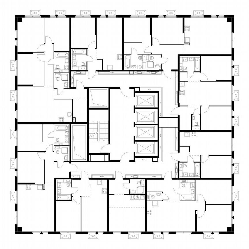 1-к. квартира, 31,7 м², 31/33 эт.