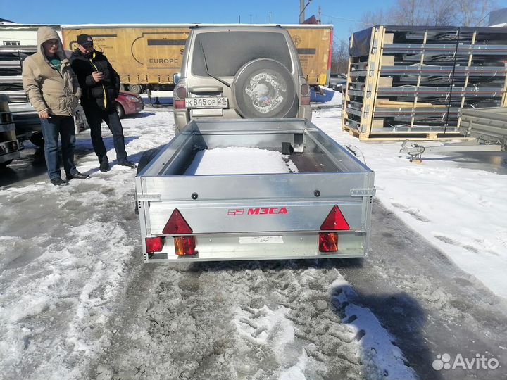 Прицеп легковой от мзса. Маленький. Практичный